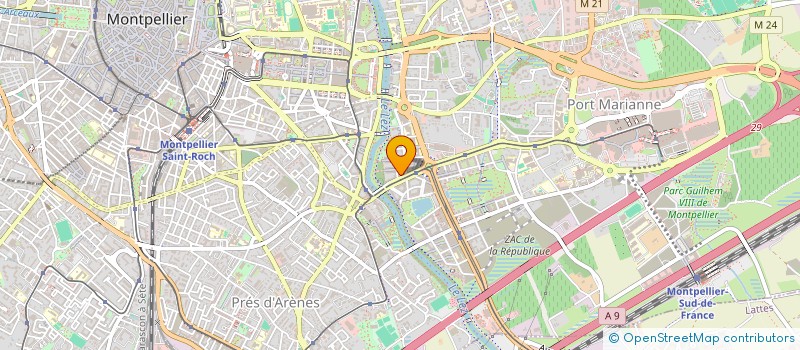 localisation de l'entreprise MONSIEUR EDOUARD DUTREY à MONTPELLIER