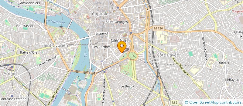 localisation de l'entreprise MONSIEUR EDOUARD ECHE  TOULOUSE