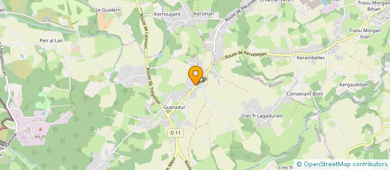 localisation de l'entreprise MONSIEUR EDOUARD EL BOUKILI  PLEUMEUR-BODOU