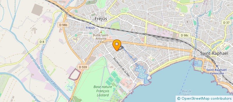 localisation de l'entreprise MONSIEUR EDOUARD ELIAS à FREJUS