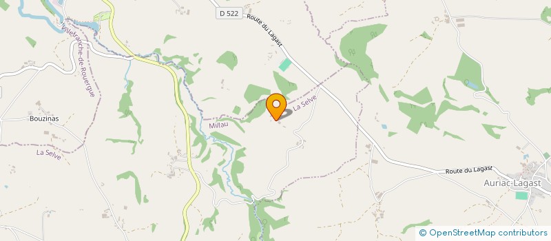 localisation de l'entreprise MONSIEUR EDOUARD ELIZAROV  LA SELVE