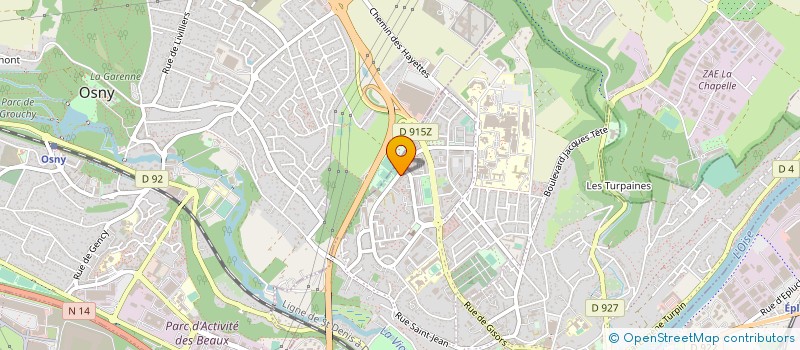 localisation de l'entreprise MONSIEUR EDOUARD EMANUEL  PONTOISE