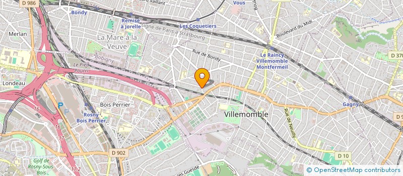 localisation de l'entreprise MONSIEUR EDOUARD ENGONE MOURE à VILLEMOMBLE