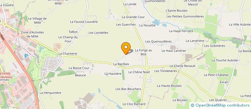 localisation de l'entreprise MONSIEUR EDOUARD EON à MELESSE