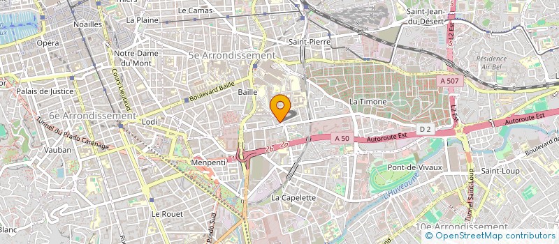 localisation de l'entreprise MONSIEUR EDOUARD FAURION  MARSEILLE