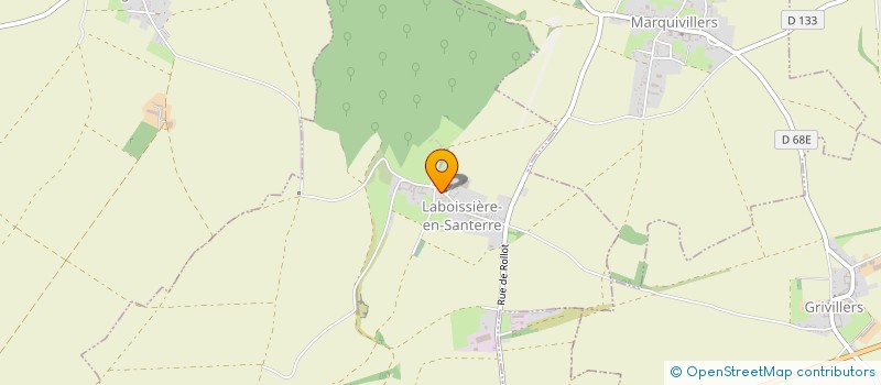 localisation de l'entreprise MONSIEUR EDOUARD FERAUX  LABOISSIERE-EN-SANTERRE