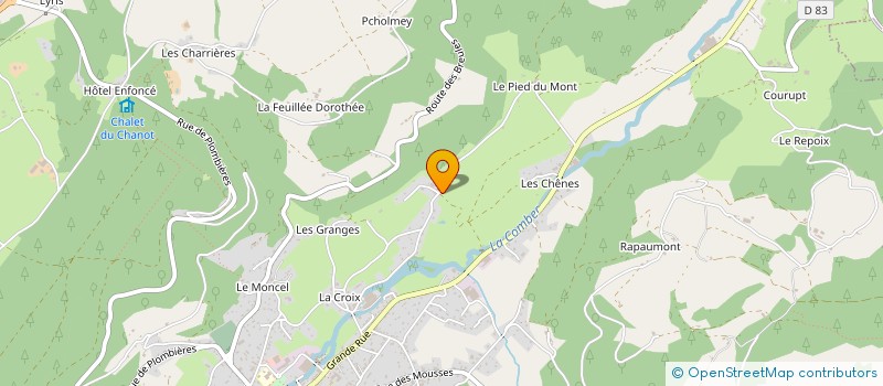 localisation de l'entreprise MONSIEUR EDOUARD FERNANDEZ  LE VAL-D'AJOL