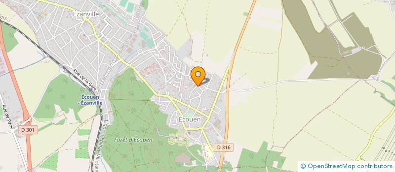 localisation de l'entreprise MONSIEUR EDOUARD FERRAND  ECOUEN