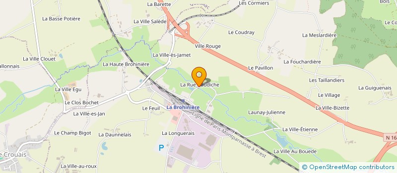 localisation de l'entreprise MONSIEUR EDOUARD FERRE  MONTAUBAN-DE-BRETAGNE