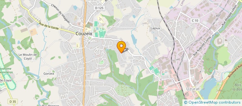 localisation de l'entreprise MONSIEUR EDOUARD FLORES à COUZEIX