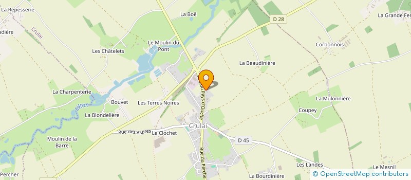 localisation de l'entreprise MONSIEUR EDOUARD FORET à TOUROUVRE AU PERCHE