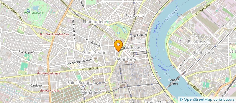 localisation de l'entreprise MONSIEUR EDOUARD FOURES  BORDEAUX