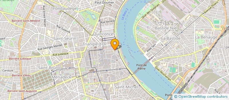 localisation de l'entreprise MONSIEUR EDOUARD FOURNIER  BORDEAUX