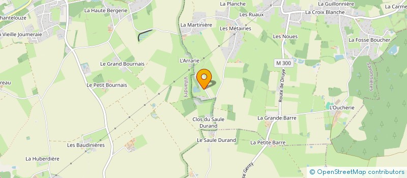 localisation de l'entreprise MONSIEUR EDOUARD FRAGNET  VILLANDRY