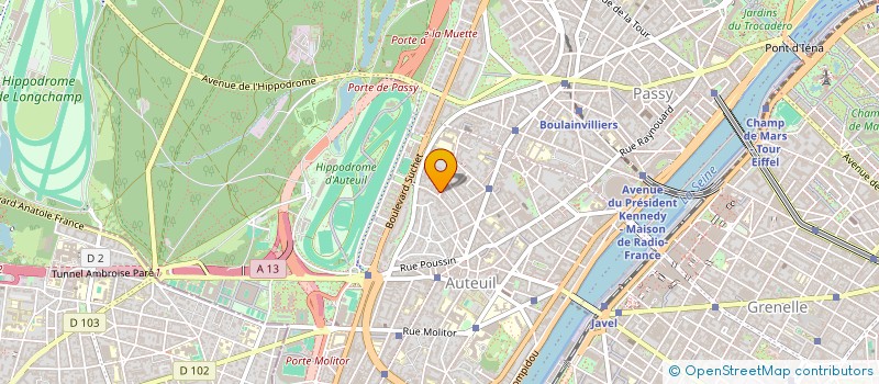 localisation de l'entreprise MONSIEUR EDOUARD FUSSIEU  PARIS