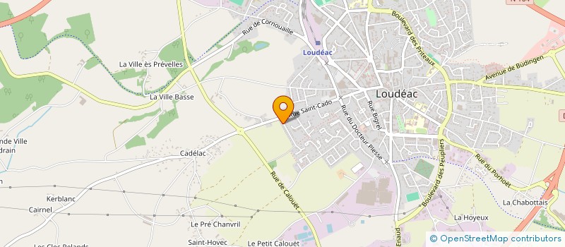 localisation de l'entreprise MONSIEUR EDOUARD GARANDEL à LOUDEAC