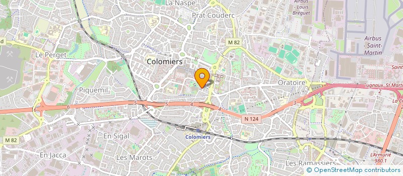 localisation de l'entreprise MONSIEUR EDOUARD GARCIA à COLOMIERS