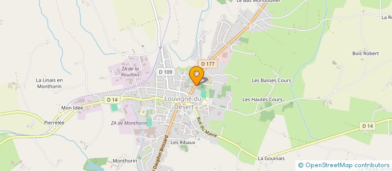 localisation de l'entreprise MONSIEUR EDOUARD GARNIER à LOUVIGNE-DU-DESERT
