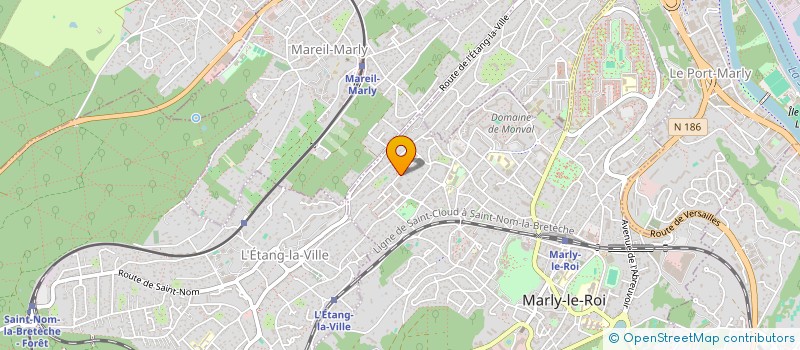 localisation de l'entreprise MONSIEUR EDOUARD GATIGNOL  MARLY-LE-ROI