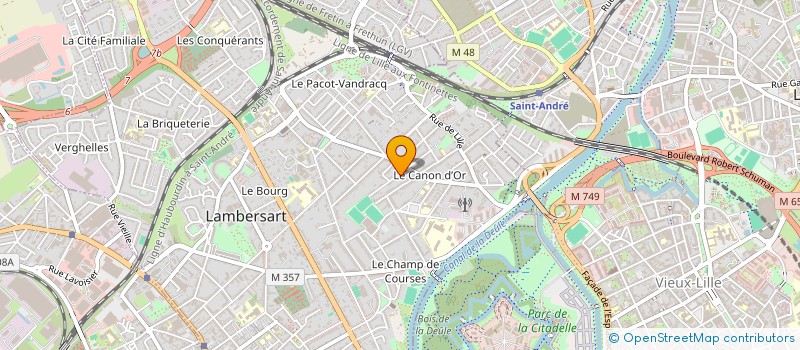 localisation de l'entreprise MONSIEUR EDOUARD GAUJOUX à LAMBERSART