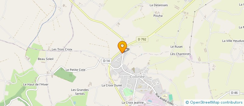 localisation de l'entreprise MONSIEUR EDOUARD GAUTHIER à LE MENE