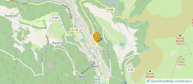 localisation de l'entreprise MONSIEUR EDOUARD GAUVRIT  MONT-DORE