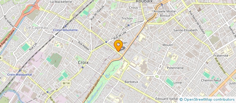 localisation de l'entreprise MONSIEUR EDOUARD GEENENS  ROUBAIX