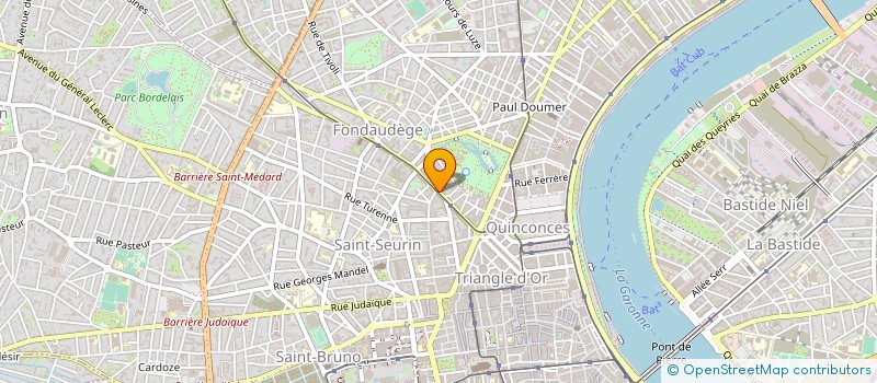 localisation de l'entreprise MONSIEUR EDOUARD GENDRE à BORDEAUX