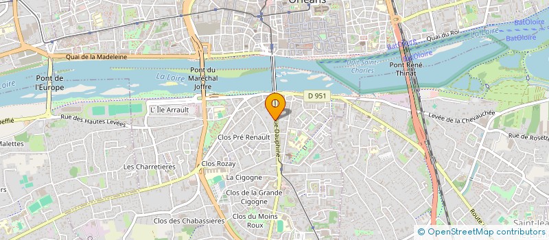 localisation de l'entreprise MONSIEUR EDOUARD GERVIS à ORLEANS