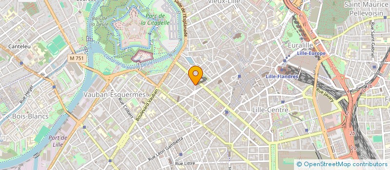 localisation de l'entreprise MONSIEUR EDOUARD GESTAT DE GARAMBE  LILLE