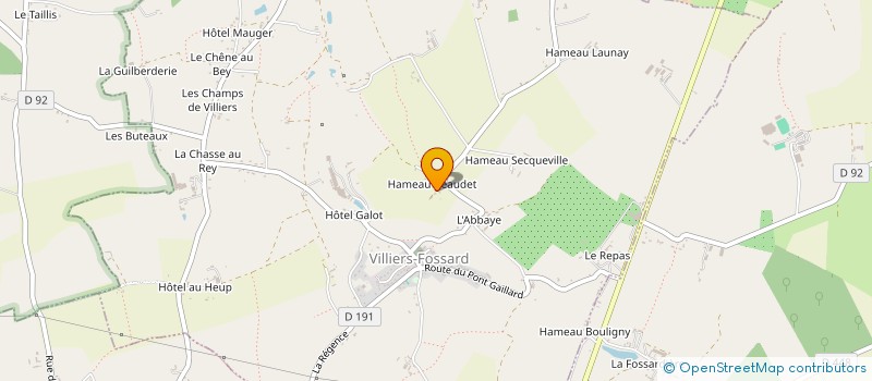 localisation de l'entreprise MONSIEUR EDOUARD GIARD  VILLIERS-FOSSARD