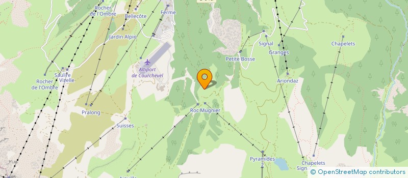 localisation de l'entreprise MONSIEUR EDOUARD GIBELLO à COURCHEVEL