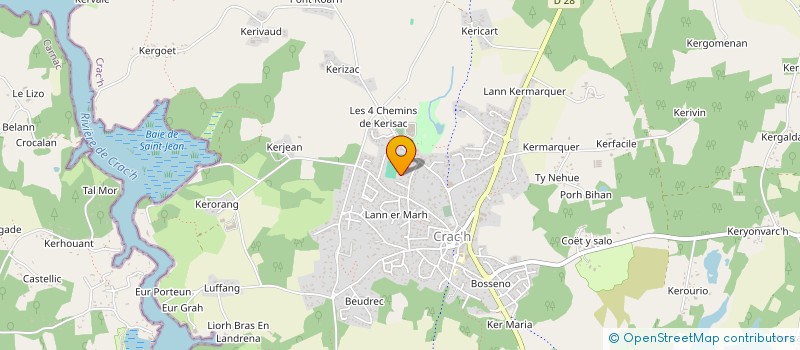 localisation de l'entreprise MONSIEUR EDOUARD GICQUEL  CRACH