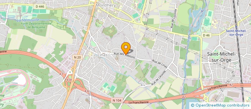localisation de l'entreprise MONSIEUR EDOUARD GOMMARD à MONTLHERY