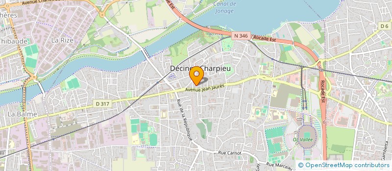 localisation de l'entreprise MONSIEUR EDOUARD GONCALVES à DECINES-CHARPIEU