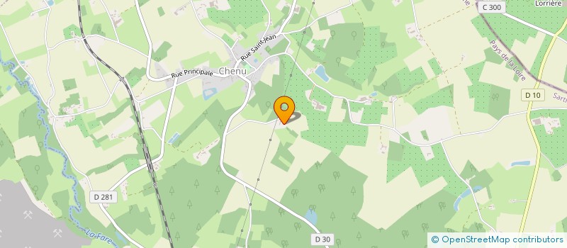 localisation de l'entreprise MONSIEUR EDOUARD GOUYE  CHENU