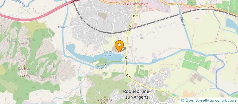 localisation de l'entreprise MONSIEUR EDOUARD GREGORIOU à ROQUEBRUNE-SUR-ARGENS
