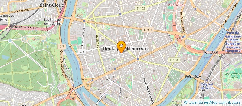 localisation de l'entreprise MONSIEUR EDOUARD GRIGNON à BOULOGNE-BILLANCOURT