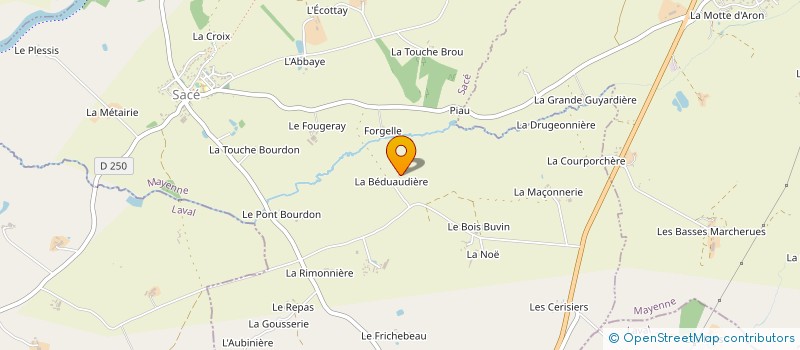 localisation de l'entreprise MONSIEUR EDOUARD GRISON à MARTIGNE-SUR-MAYENNE
