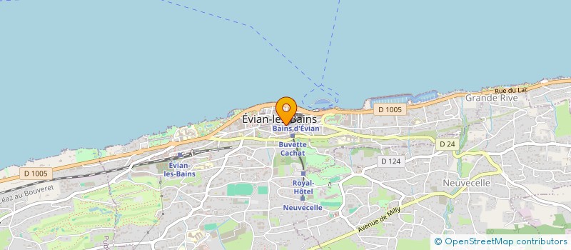 localisation de l'entreprise MONSIEUR EDOUARD GUELPA  EVIAN-LES-BAINS