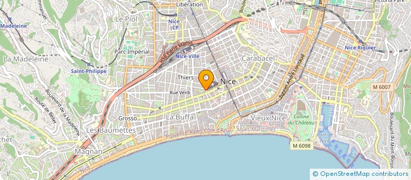 localisation de l'entreprise MONSIEUR EDOUARD GUERRINI  NICE