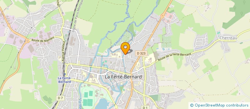 localisation de l'entreprise MONSIEUR EDOUARD GUESNE à LA FERTE-BERNARD