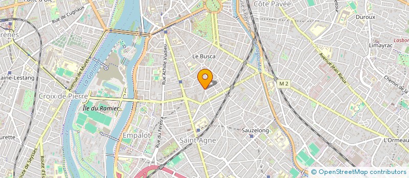localisation de l'entreprise MONSIEUR EDOUARD GUILBAUD  TOULOUSE