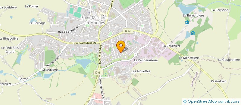 localisation de l'entreprise MONSIEUR EDOUARD GUILBAUD à SEVREMOINE