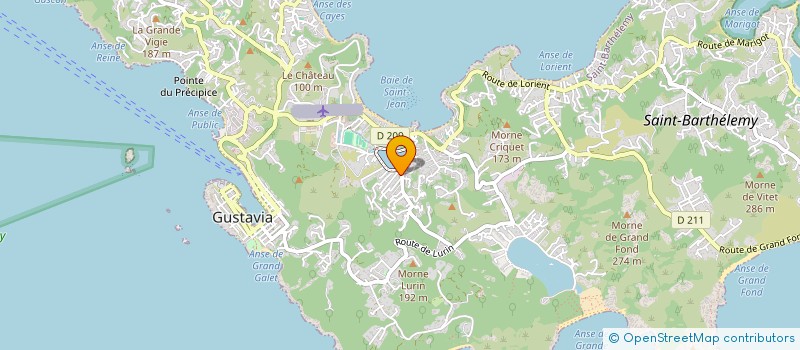 localisation de l'entreprise MONSIEUR EDOUARD GUINET à SAINT-BARTHELEMY