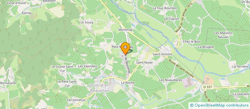 localisation de l'entreprise MONSIEUR EDOUARD HERVE à QUINCIE EN BEAUJOLAIS