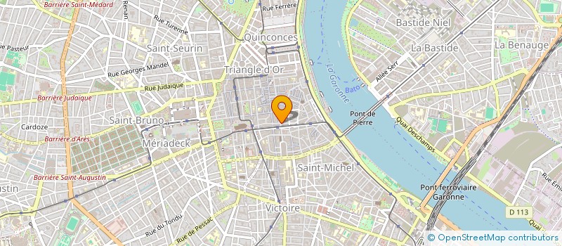 localisation de l'entreprise MONSIEUR EDOUARD HESPEL  BORDEAUX