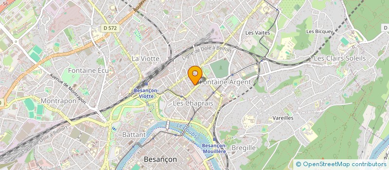 localisation de l'entreprise MONSIEUR EDOUARD HEYRAUD à BESANCON