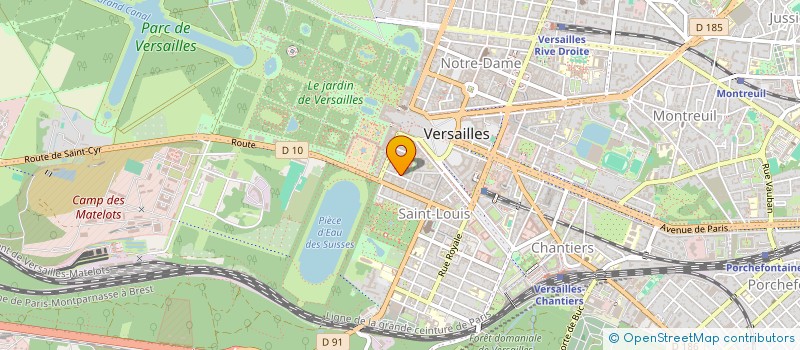 localisation de l'entreprise MONSIEUR EDOUARD HOCHEREAU à VERSAILLES