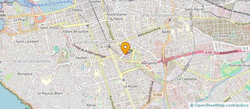 localisation de l'entreprise MONSIEUR EDOUARD HONORAT à MARSEILLE